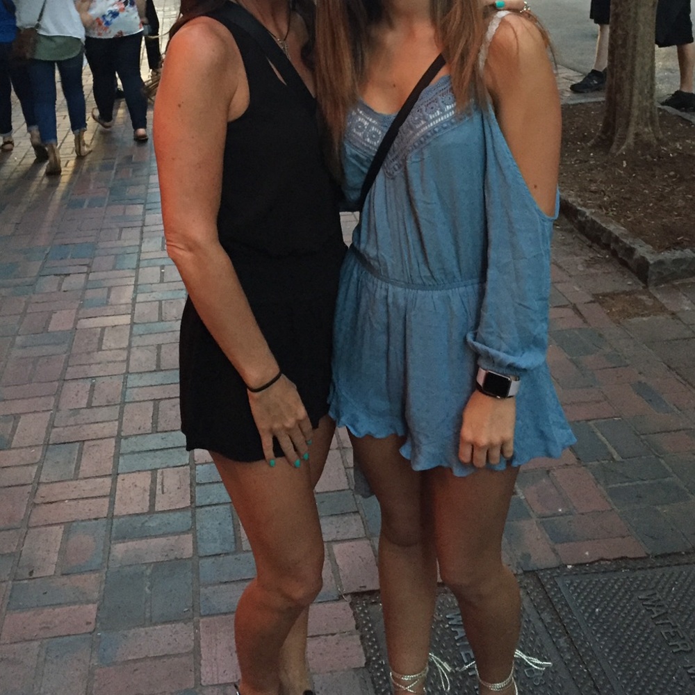 Urban outfitter cut out shoulder romper